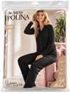 POLİNA ŞARDONLU MİLAN BEŞ DÜĞMELİ UZUN KOLLU KIŞLIK PİJAMA TAKIMI 107-08