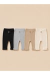 - %100 Pamuk 4’lü Bebek Alt Pantolon Set