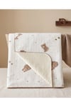 - %100 Pamuk Bebek Battaniyesi | Pikeli | 100x100