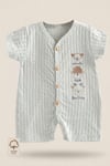 - %100 Pamuk Müslin Bebek Tulum
