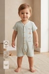 - %100 Pamuk Müslin Bebek Tulum
