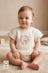 - %100 Pamuk Müslin Kız Bebek Tulum