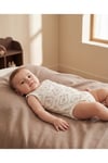 - 3'lü Sıfır Kol Bebek Body Seti | Ayı Motifli
