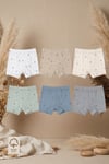 - 6'lı Erkek Çocuk Boxer Seti | %100 Pamuk | Çapa Desenli
