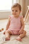 - Fırfır Askılı Yazlık Kız Bebek Tulum