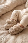 - Ponpon Detaylı Bebek Patik
