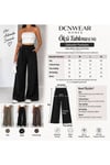 Gabardin İnce Kemeri Lastikli Pantolon