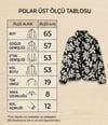 KADIN FERMUARLI DESENLİ PELUŞ POLAR