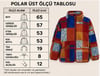 KADIN FERMUARLI DESENLİ PELUŞ POLAR