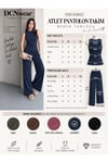 Modal Pike Büzgülü İnce Pantolon Ve T-Shirt Takım