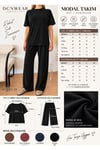 MODAL SÜPREM PANTOLON VE T-SHIRT TAKIM