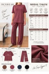 MODAL SÜPREM PANTOLON VE T-SHIRT TAKIM