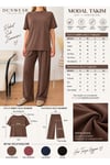 MODAL SÜPREM PANTOLON VE T-SHIRT TAKIM