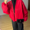 ZRA MUADİL KIRMIZI BOMBER CEKET
