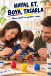 3D Boyanabilir Ahşap Bisiklet Maketi Kendin Yap Eğitici Oyuncak