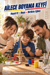 3D Boyanabilir Ahşap Eyfel Kulesi Maketi Kendin Yap Eğitici Oyuncak