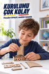 3D Boyanabilir Ahşap Yelkenli Gemi Maketi Kendin Yap Eğitici Oyuncak