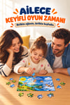 48 Parça Dört Mevsim Temalı Puzzle Çocuk Eğitici Yapboz Oyunu 27,5x19,5 Cm