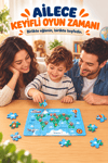 48 Parça Dünya Turu Temalı Puzzle Çocuk Eğitici Yapboz Oyunu 27,5x19,5 Cm
