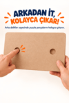 64 Parça Dünya Turu Temalı Puzzle Çocuk Eğitici Yapboz Oyunu 27,5x19,5 Cm 