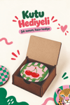 6'Lı MDF Bardak Altlığı Seti Saklama Kutulu Pop Art Retro Desenli Dekoratif Bardak Altlığı Kutu Hediyeli