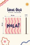 6'Lı MDF Bardak Altlığı Seti Saklama Kutulu Retro Temalı Renkli Desenli Dekoratif Bardak Altlığı Kutu Hediyeli