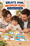 Ahşap Eğitici 4 Mevsim Sök Tak Puzzle – Renkli Öğretici Mevsimler Yapboz Oyuncağı