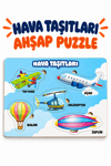 Ahşap Eğitici Hava Taşıtları Sök Tak Bultak Puzzle – Çocuklar İçin Öğretici Hava Araçları Yapboz Oyuncak