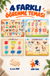 Ahşap Eğitici Öğretici 4’lü Puzzle Seti – Alfabe, Sayılar, Geometrik Şekiller ve Çiftlik Hayvanları Yapboz Oyuncak