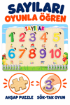 Ahşap Eğitici Türkçe Sayılar Puzzle – Sayıları Öğreniyorum Renkli Öğretici Ahşap Yapboz Oyuncak