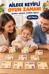 Ahşap Sayılar Eşleştirme Puzzle 3’lü Set – 10 Çift Eğitici Öğretici Sayı Eşleştirme Yapboz Oyuncak