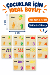 Ahşap Sayılar Eşleştirme Puzzle 3’lü Set – 10 Çift Eğitici Öğretici Sayı Eşleştirme Yapboz Oyuncak