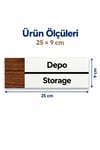 Depo Ofis Oda Kapı İsimliği Yönlendirme Tabelası Levhası 25x9cm