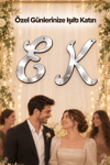 Gümüş Aynalı Pleksi Baş Harf Süsü 30 cm – Silver Söz, Nişan, Düğün ve Doğum Günü Dekoratif Harf