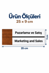 Pazarlama Ve Satış Ofis Oda Kapı İsimliği Yönlendirme Tabelası Levhası 25x9cm