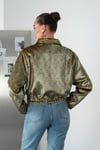 Divan Desenli Bomber Cek
