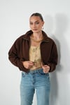 Taba Kaşe Bomber Ceket