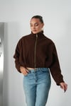Taba Kaşe Bomber Ceket