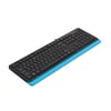 A4 TECH FK10 USB KABLOLU Q MULTIMEDIA KLAVYE MAVI