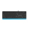 A4 TECH FK10 USB KABLOLU Q MULTIMEDIA KLAVYE MAVI