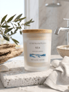 Bambu Kapaklı Premium Kokulu Soya Mum