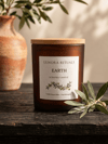 Bambu Kapaklı Premium Kokulu Soya Mum