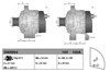Alternatör 12V 100A – Alfa Romeo Mito 1.6 Lancia