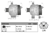 Alternatör 12V 100A BSS LIN Tek U – Toyota Corolla, Yaris, Auris