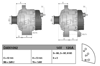 Alternatör 12V 120A – JCB, CAT, Massey Ferguson, MF vb.