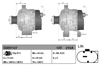 Alternatör 12V 210A 125I 320I 420I 520I Gran Turismo 528I BSS LIN U – BMW X1, X3, X4 vb.
