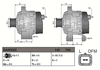 Alternatör 12V 70A 1. – Dacia Logan, Sandero, Renault Clio II