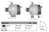 Alternatör 12V 75A Grande Vidal – Fiat Punto, Opel Agila, Astra H vb.