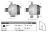 Alternatör 12V 80A WNB1/KGB1 KGB10 – Citroen C1, Peugeot 107, Toyota Aygo