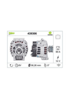 Alternatör 12V 98A 16 L-DFM Uçlu – Renault Megane II, Laguna 1998+